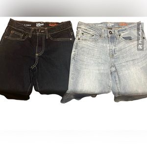 Urban Pipeline Boys Straight Fit Blue Jeans 2-pack